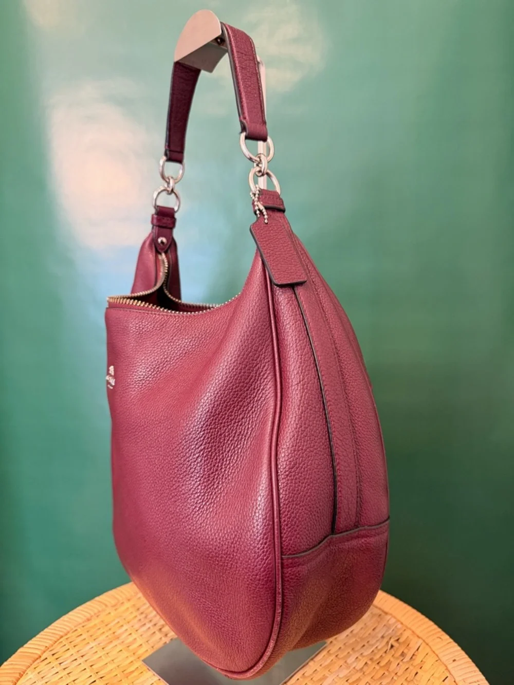 Coach Harley Hobo with Wallet‎ in Oxblood